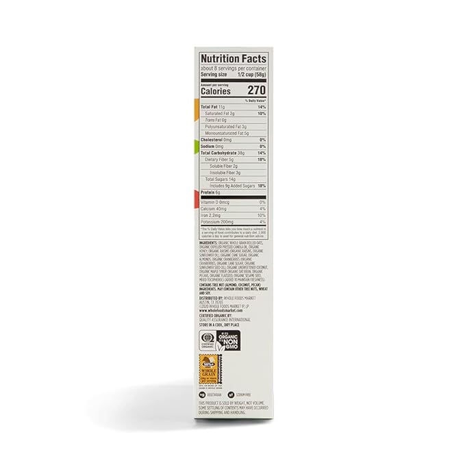 365 by Whole Foods Market, Organic Granola Fruit And Nut, 17 Ounce (Pack of 3)