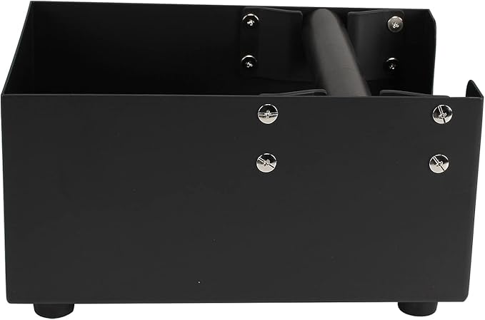 Espresso Knock Box,Coffee Grounds Pucks Knock Box with Removable Rubber Knock Bar and Non-Slip Base (Matte Black)