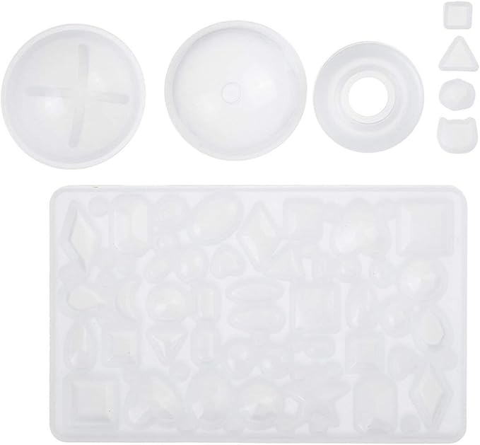 83Pcs Jewelry Making Silicone Molds DIY Crafts Cameo Pendants Hand Tools