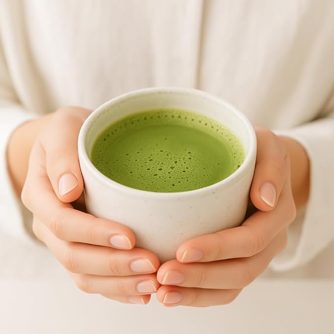Nippon Matcha – Organic Ceremonial Grade Japanese Matcha Green Tea Powder – First Harvest from Uji, Kyoto – USDA Certified, Stone-Ground, Smooth & Vibrant (100g/3.53oz)