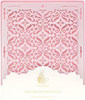 Cake Decorating Stencil for Tall Buttercream Cake, Royal Icing, Ganache, Paint, Airbrush (Lorna)