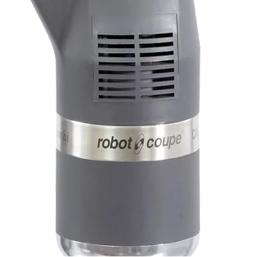 Robot Coupe CMP250COMBI Hand Held Compact Power Mixer Immersion Blender with 10" Arm/Shaft and 8" Whisk, 120v, Grey