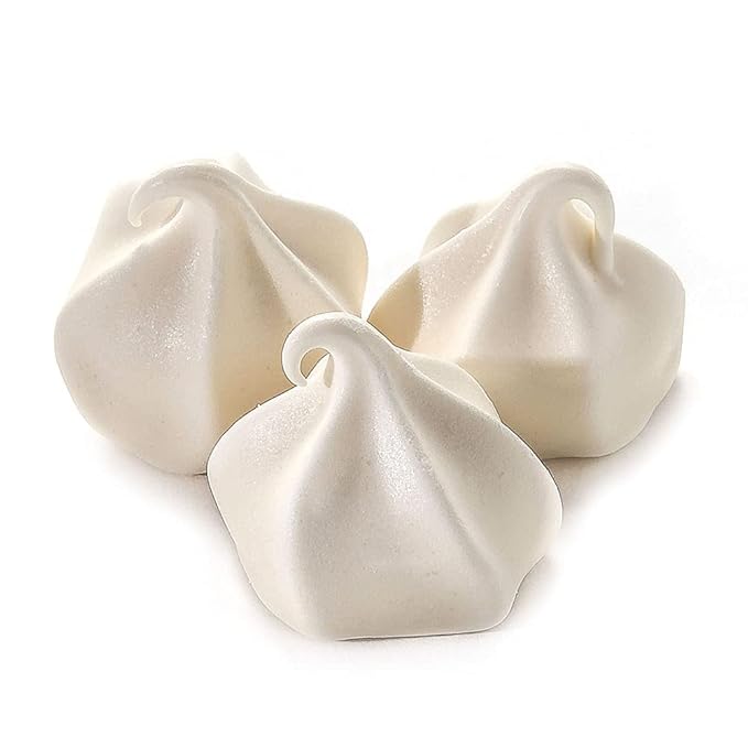 4 Pack Krunchy Melts Original Meringue Cookies | Vanilla Flavor 4-Pack | Only 80 Calories Per Serving | Fat Free, Gluten Free, Dairy Free (4 Oz)