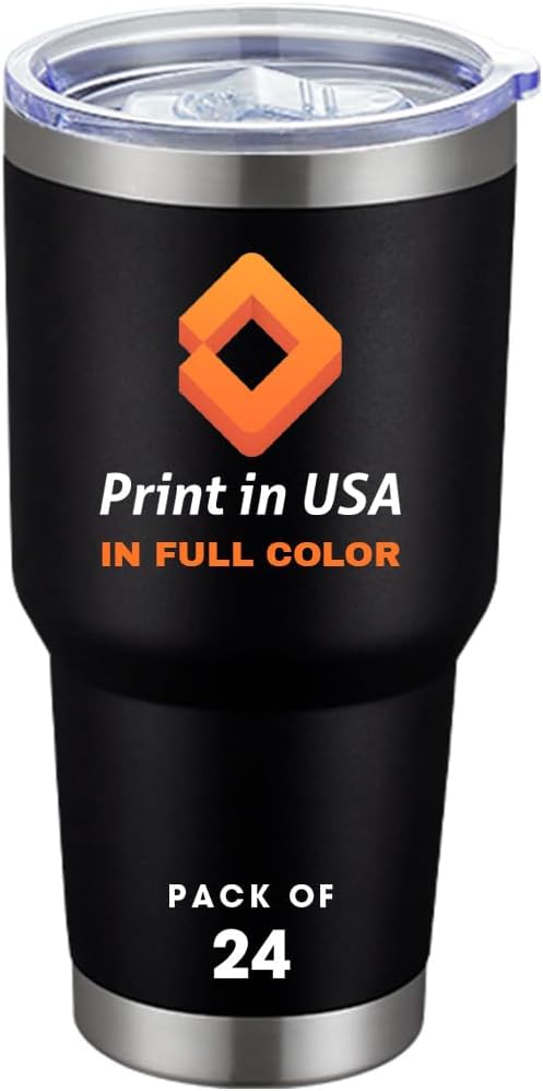 Personalized Tumbler with Pictures Text Logo,Print in USA,30oz Custom Coffee Tumbler with Lid & Straw,Double-layer Stainless Steel Custom Insulated Tumbler,Personalized Gifts As Birthday,Christmas