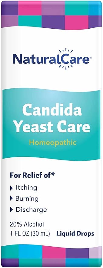 NaturalCare Candida Yeast Care, Homeopathic Liquid Drops, 1 fl. oz