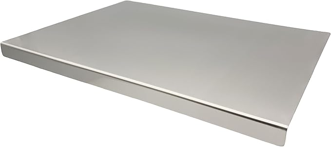 Stainless Steel Cutting Boards for Kitchen,Baking Board,Pastry Board,kneading Panel - Suitable for Cutting Vegetables, Fruits, Meat,bread - Easy To Clean and Store (50x50cm/19.6x19.6in)
