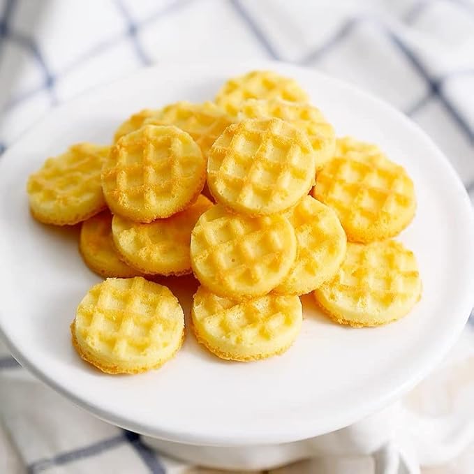 Silicone Waffle Mold Set, 2PCS/Set 20 Cavity Mini Silicone Waffle Mold Waffle Making Mold, Non-stick Cake Cookie Chocolate Making Mold for Baking