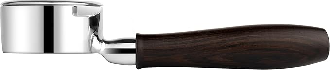 LILQ 58mm Bottomless Naked 2 Ears Portafilter Compatible with Gaggia Machines– Includes 18–20g Basket (Blackwood Smooth)