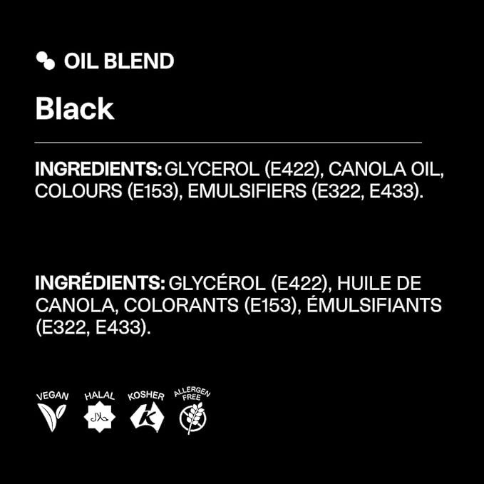 Colour Mill Oil-Based Food Coloring, 20 Milliliters Black