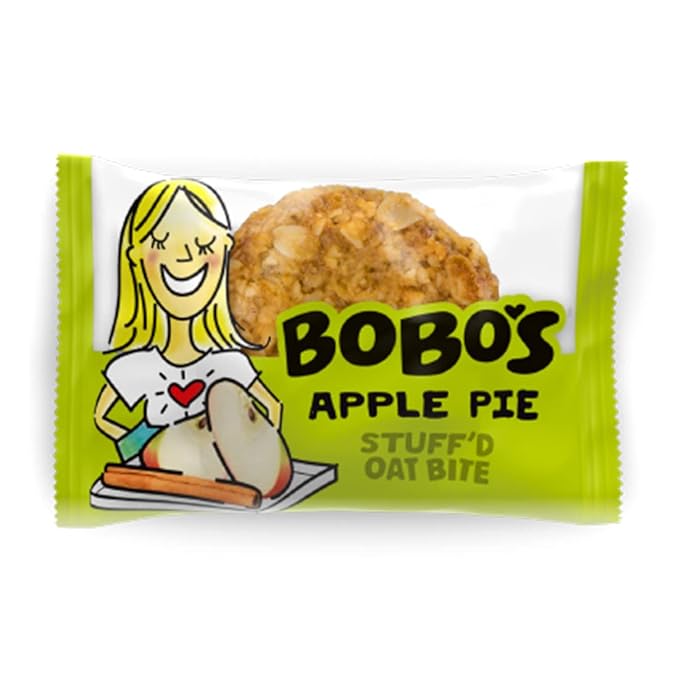 Bobo's Fruit Bite Variety Pack, Apple Pie Bites (15 Bites) and Lemon Poppyseed (15 Bites) (Fruit Bites)