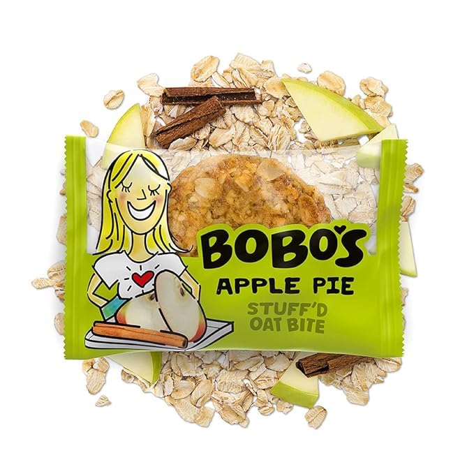 Bobo's Apple Pie Bite, Gluten Free, Non-GMO, Whole Grain Oats, Pack of 30 | Snack Bars | On-the-Go | Made with Simple Ingredients