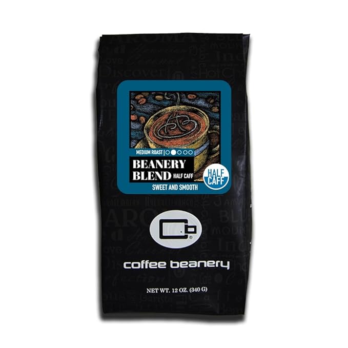 Half Caff Beanery Blend Specialty Coffee | 12oz Ground | 100% Specialty Arabica