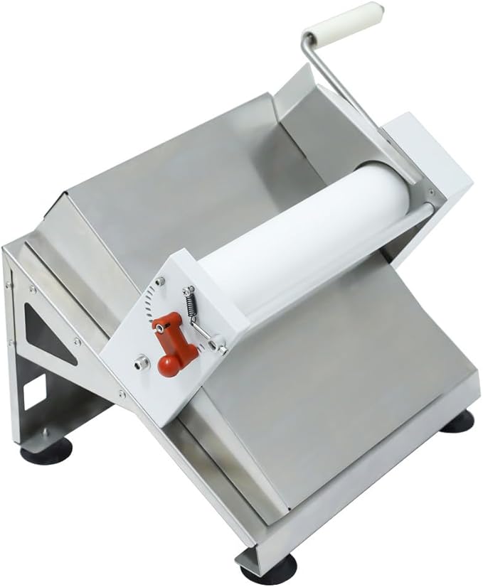 Manual Fondant Dough Sheeter, 12 inch Pastry Dough Roller, Croissant Baking Presser