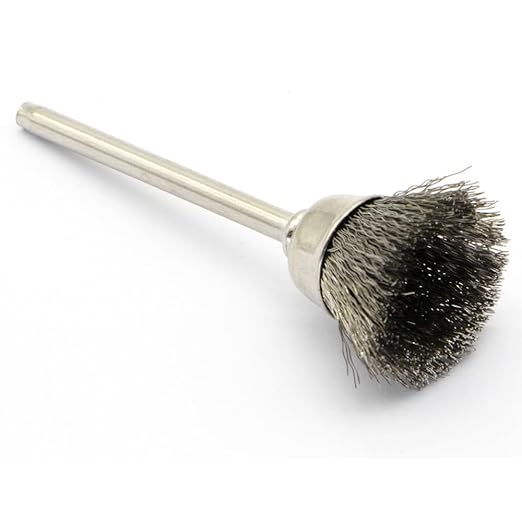 20PCS Wire Brushes - Metal Rust Removal, Polishing, Cleaning - 15mm Diameter, 3mm Shaft - Removes Burrs, Dust, and Oxide Layer - Handles Rough Surfaces - Designed for Industrial and DIY Enthusiasts