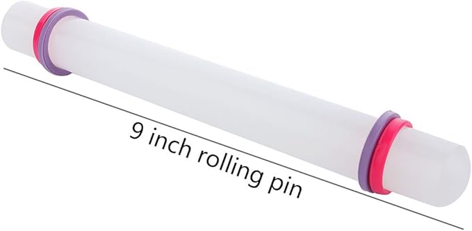 Marshmallow Fondant Cake Decorating Hand Tool 12 Pcs 5 Sets Sugarcraft Gumpaste Icing Smoother Rolling Pin Trimmer Cutter Embosser Flower Scissor Modelling Accessories Supplies Kit Pink