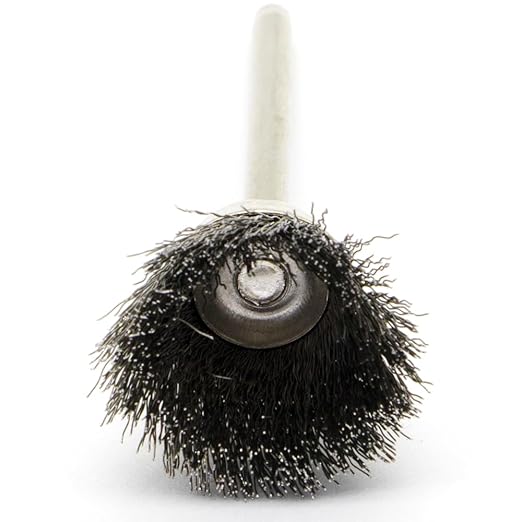 20PCS Wire Brushes - Metal Rust Removal, Polishing, Cleaning - 15mm Diameter, 3mm Shaft - Removes Burrs, Dust, and Oxide Layer - Handles Rough Surfaces - Designed for Industrial and DIY Enthusiasts