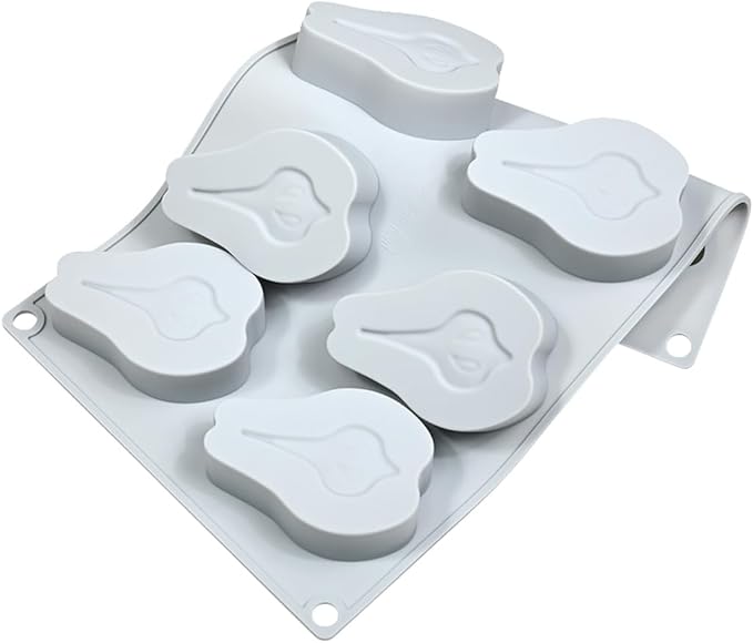 mostsom Pear Shape Silicone Mold 3D Cake Moulds Mousse For Ice Creams Chocolate Pastry Bakeware Dessert Art Pan Cake Mold (H_ Pear)