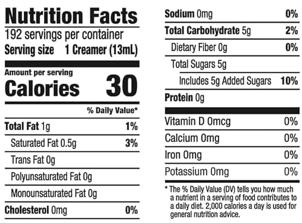 Coffee Creamer Mini Moo’s Half & Half Creamer Singles, 192 Count