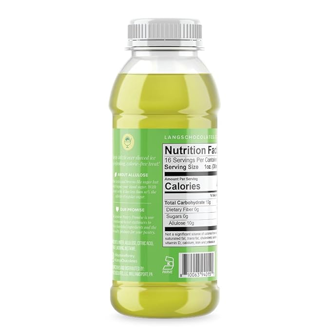 Keystone Pantry Keto Shaved Ice Syrup Lemon Lime 2 pack 1 pint bottles Gluten Free Nut Free Allergen Free Dairy Free No added sugar 0 net carbs diabetic friendly
