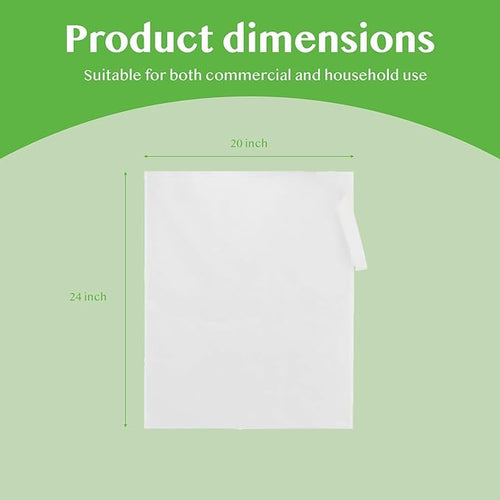 30 Pack 20x24 Inch Large Commercial Cold Brew Coffee Filter Bags for 5 Gallon Buckets & Toddy System - Heavy Duty Disposable Brewing Bags