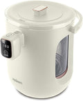 Joydeem Hot Water Dispenser, Glass Water Boiler and Warmer, 5 Keep Warm Temperature Settings, Support ℉ & ℃, 3L/101Oz/12 Cups, JD-DSP203, White