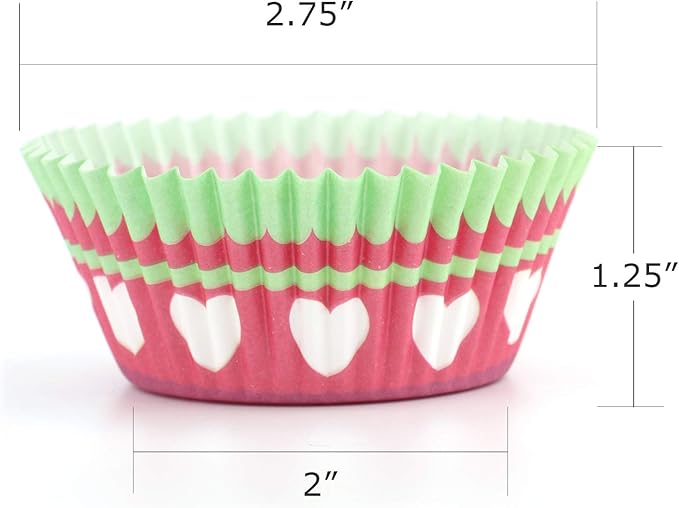 Tosnail 1000 Pack Paper Baking Cups Cupcake Liners Muffin Liner - Assorted 10 Styles