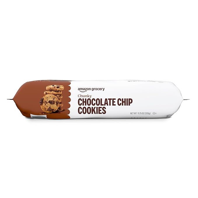 Amazon Grocery, Chunky Chocolate Chip Cookies, 11.75 Oz, Pack of 2 (Previously Happy Belly, Packaging May Vary)