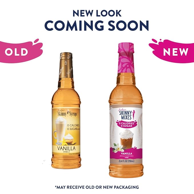 Jordan's Skinny Syrup Sugar-Free, Vanilla, 25.4 Ounce