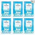 Joe Coffee Company - The Amsterdam Whole Bean Specialty Coffee, 12 oz Bag (Pack of 6) | NYC Roaster, Rainforest Alliance Certified, Kosher, Climate-Friendly
