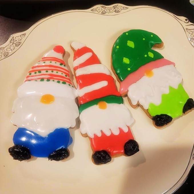 Gnome Cookie Cutter Set-5.3" 4.5" 4.3"-3-Pieces-Holiday Cookie Cutters Fondant Biscui Cutters