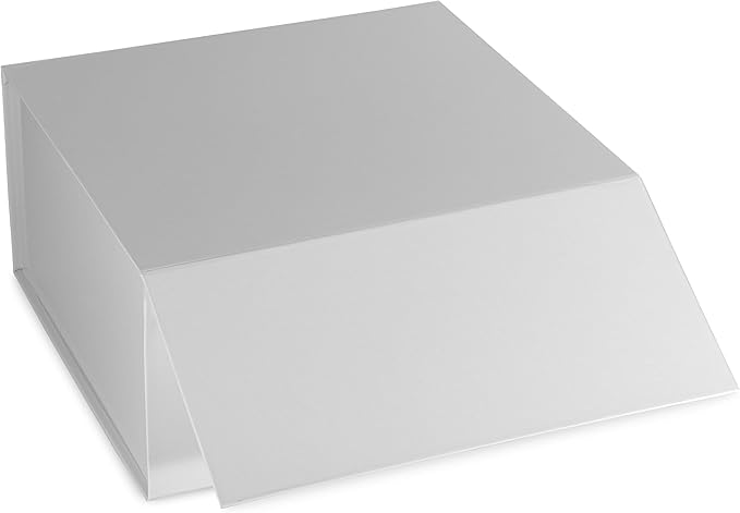 Prime Line Packaging Magnetic Gift Boxes 15 Pack 10x10x5 Medium Collapsible White Box with Magnetic Lid for Gift Boxes, Holiday Wrap, Birthdays, Weddings, All Occasions, Bulk
