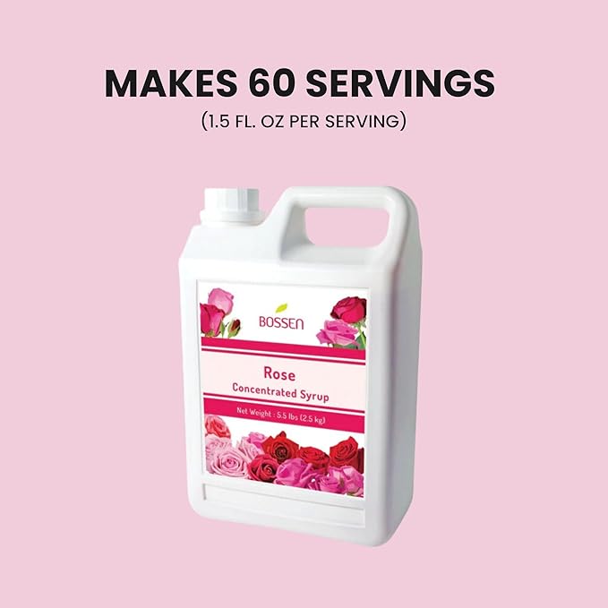 Bossen Concentrated Syrup_5.5 lb (Rose)
