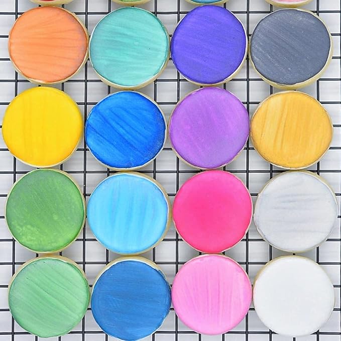 Luster Dust, Pink Luster Dust Edible Cake Decorations, Light Pink Edible Luster Dust for Drinks Cupcake Decorations, Cake Drip, Paint, Light Pink Fondant, Food Coloring
