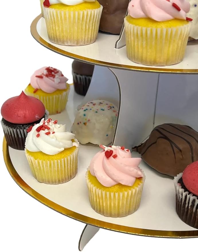 White Cupcake Stand, 3 Tier Cupcake Stand