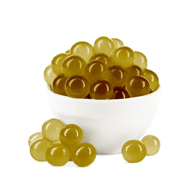 Panda Products Popping Boba 3-Flavor Party Kit – Blueberry, Green Apple, Lychee | Bursting Boba Pearls | 130g Each