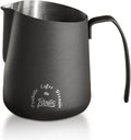 Milk Frothing Pitcher 500ML - Espresso Steaming Pitcher with Large Handle and V-Spout,Stainless Steel Milk Frothing Cup for Cappuccino, Latte Art,Coffee Machine Accessories