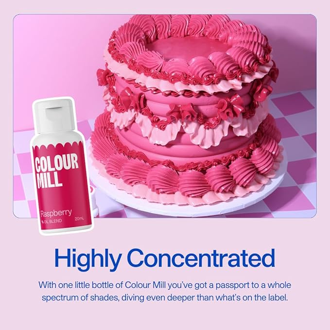 Colour Mill Oil-Based Food Coloring, 20 Milliliters Rose