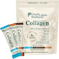 Great Lakes Wellness Collagen Peptides Powder for Skin, Hair, Nails, Joints & Digestion - Variety Flavors - Quick Dissolve Hydrolyzed, Non-GMO, Kosher - 6 Sticks - Packaging May Vary
