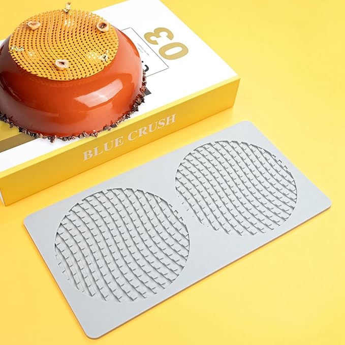 TUKE Fondant Lace Silicone Mold Beehive Dessert Cake Pastry Chocolate Honeycomb Decorating DIY Molecular Cuisine Kitchen Bakeware (C_ Honeycomb)