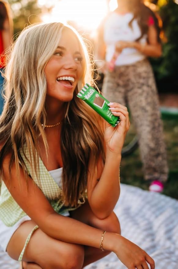 Kelsi's Mint Chocolate Crunch Brownie Batter Bites - Dairy Free / Gluten Free Dessert / Soy Free Chocolate / Paleo Candy Alternative for Adults & Kids - Healthy Dessert Snack - Whole Food Ingredients, Zero Refined Sugar, 8 Pack