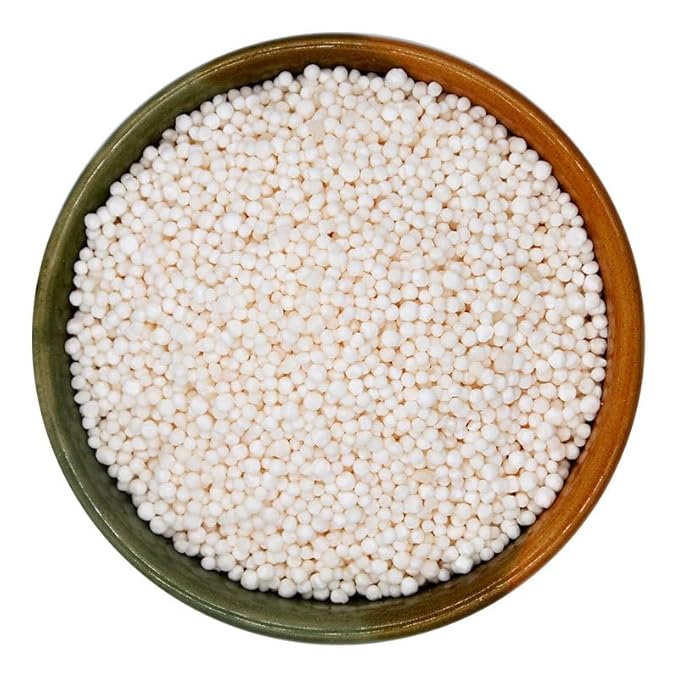 Authentic Thai Small Tapioca Boba Pearls (Sago Balls) from Cassava - Perfect for Bubble Tea, Pudding, Desserts - Gluten-Free, Vegan-Friendly & Flavor-Absorbent - Versatile for Soups and Sauces, Best for Bubble Boba Milk Tea, Tapioca Pudding, Desserts, ...