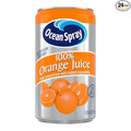 Ocean Spray 100% Orange Juice, 7.2 oz Cans (Pack of 24)