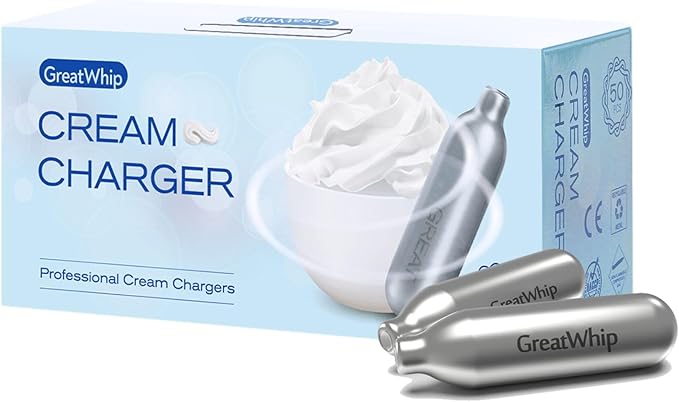 Whipped Cream Charger 8g Cartridges for Whipped Cream Dispenser(10x5 Pack)