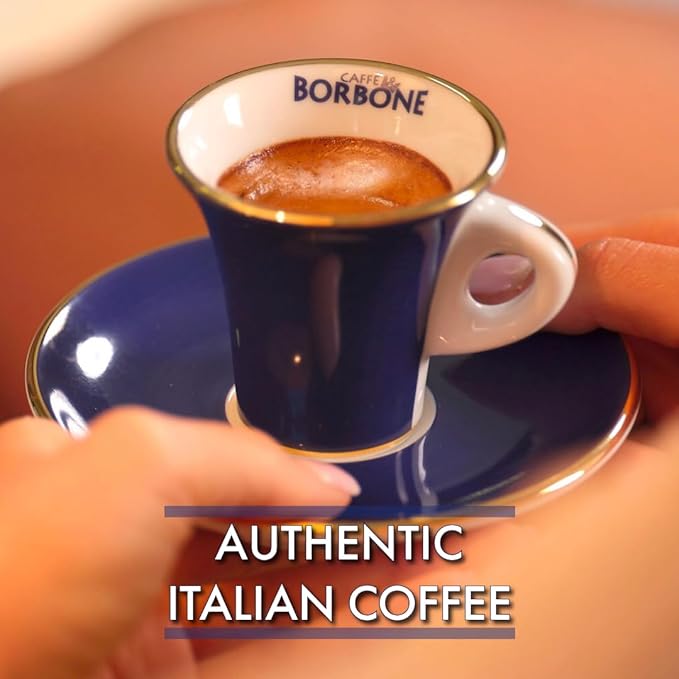 Caffe Borbone Aluminum Coffee Pods Compatible with Nespresso Original Machines, Espresso Intenso, Medium Roast, Full-Bodied and Strong, Genuine Italian Coffee - NOT compatible with Vertuo - 100 Count