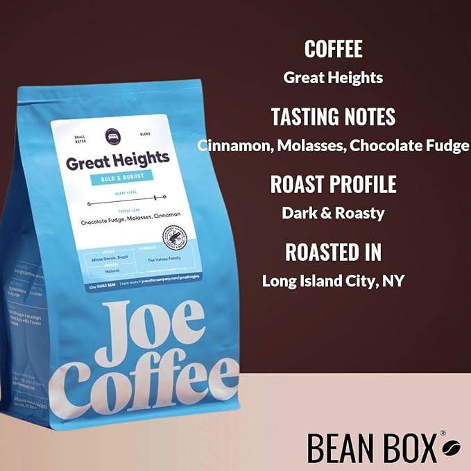 Great Heights - Roasted by Joe Coffee Company - Whole Bean Coffee - 5 Pound Bag
