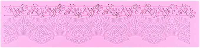 Embossing Lace Fondant Molds, Flower Cake Lace Molds, Silicone Molds for Cake Decorating Tool, Cake Lace Mats