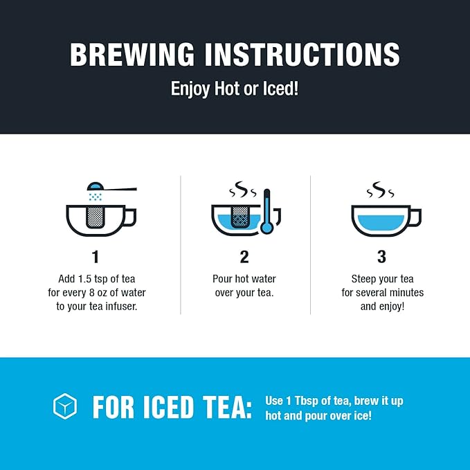 Tiesta Tea - Golden Milk, Loose Leaf, Sweet Turmeric Herbal Tea, Premium Non-Caffeinated Herbal Blend, Make Hot or Iced, Brews Up to 200 Cups, 16 oz Resealable Bulk Pouch