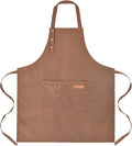 Tosewever Art Aprons for Women Painting Pottery Baking, Mens Buckle Straps Kitchen Apron with Pockets for Chef Cooking