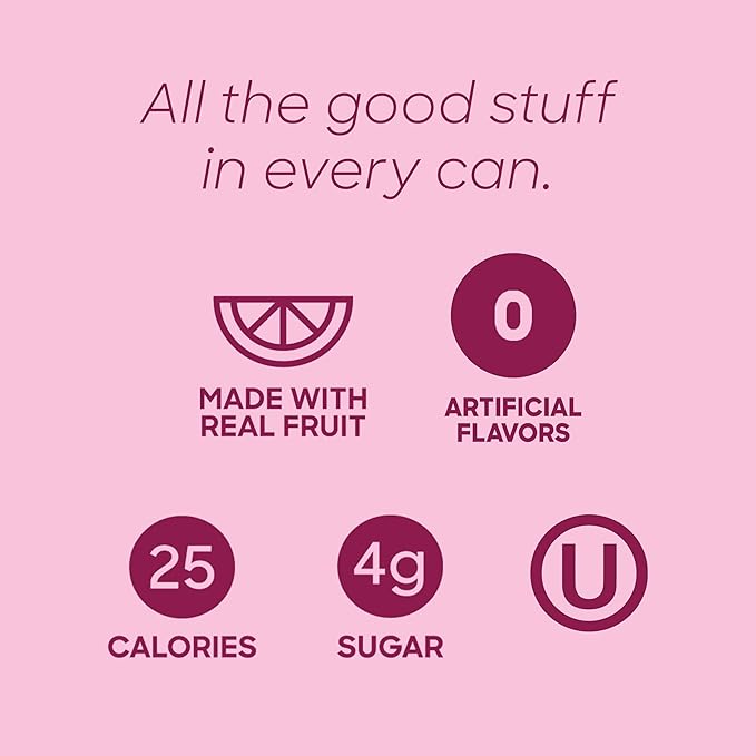 Sanzo Flavored Sparkling Water - Tropical Berry Seltzer (Lychee) - Low Calorie Low Sugar Soda - Craft Asian Drinks - Vegan Gluten Free Carbonated Flavored Water - Fizzy Healthy Drinks - 12oz, 12 Pack