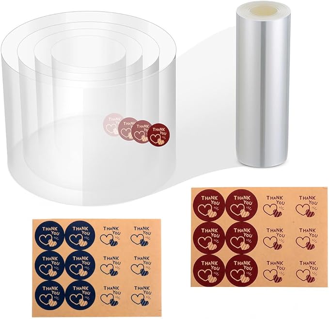 Cake Ring Extra High 15cm Acetate Cake Collar Set - Adjustable 6 to12Inch Stainless Steel Round Cake Mousse Molds Baking Ring with 6.3inchx394inch Clear Acetate Sheets Cake Roll for Pastry, Cake Decor
